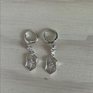 Elegant Silver Dangle Earrings